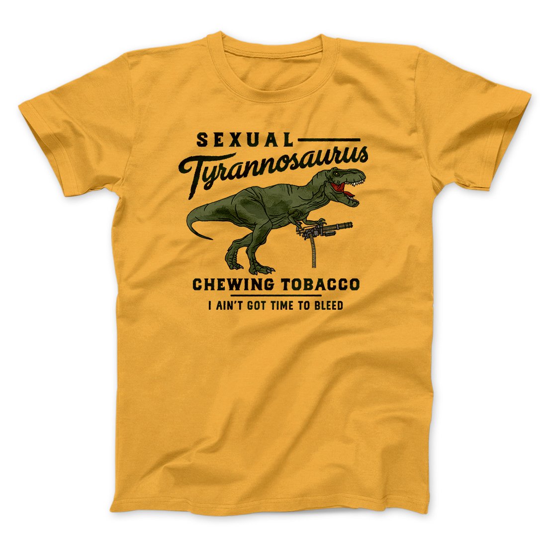Sexual Tyrannosaurus Chewing Tobacco Funny Movie Unisex T-Shirt Best Gift For Friends - Graphicwearhub