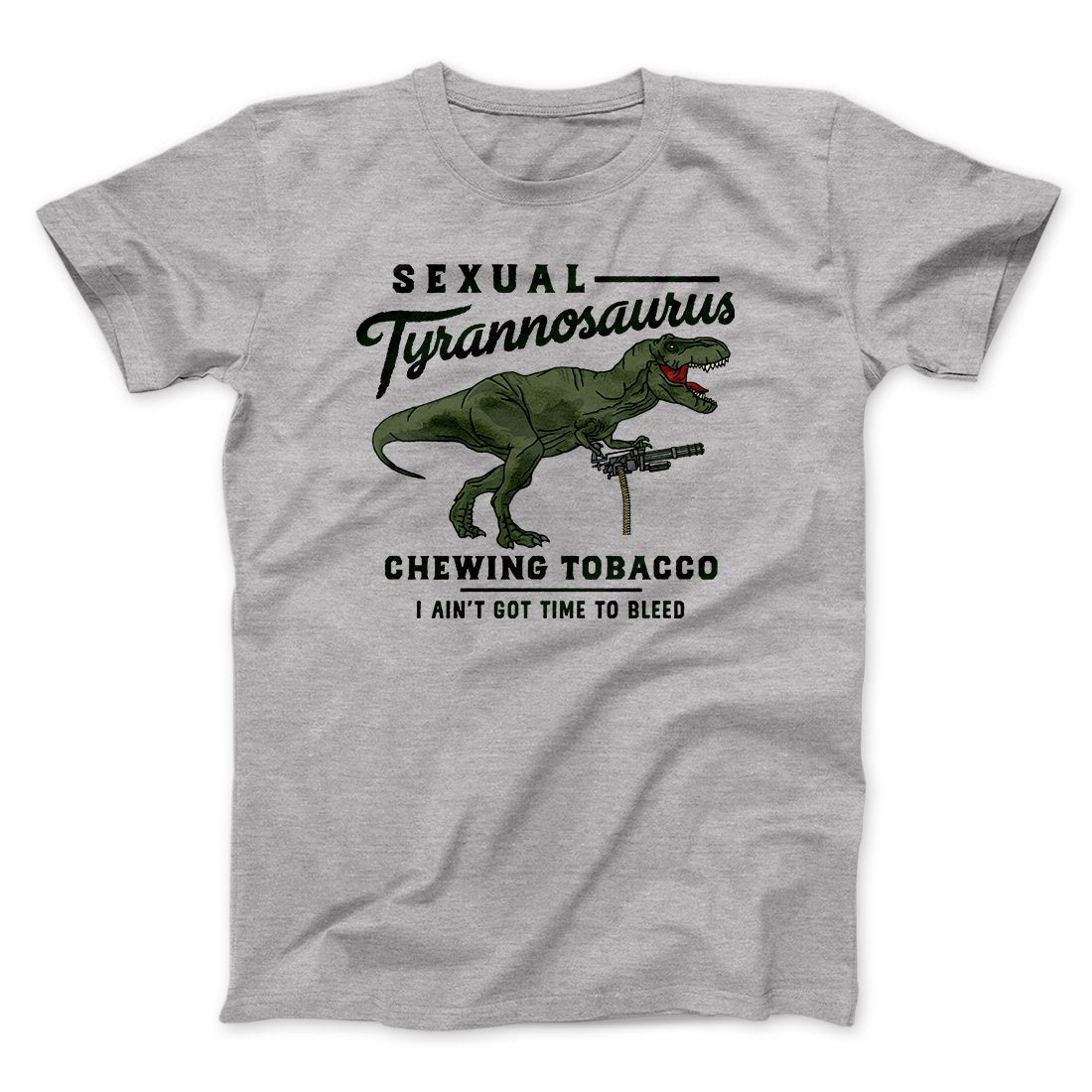 Sexual Tyrannosaurus Chewing Tobacco Funny Movie Unisex T-Shirt Best Gift For Friends - Graphicwearhub