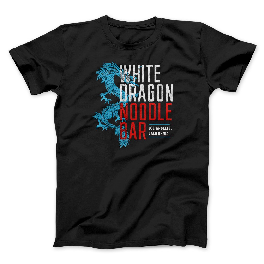 White Dragon Noodle Bar Funny Movie Unisex T-Shirt Best Gift For Friends - Graphicwearhub
