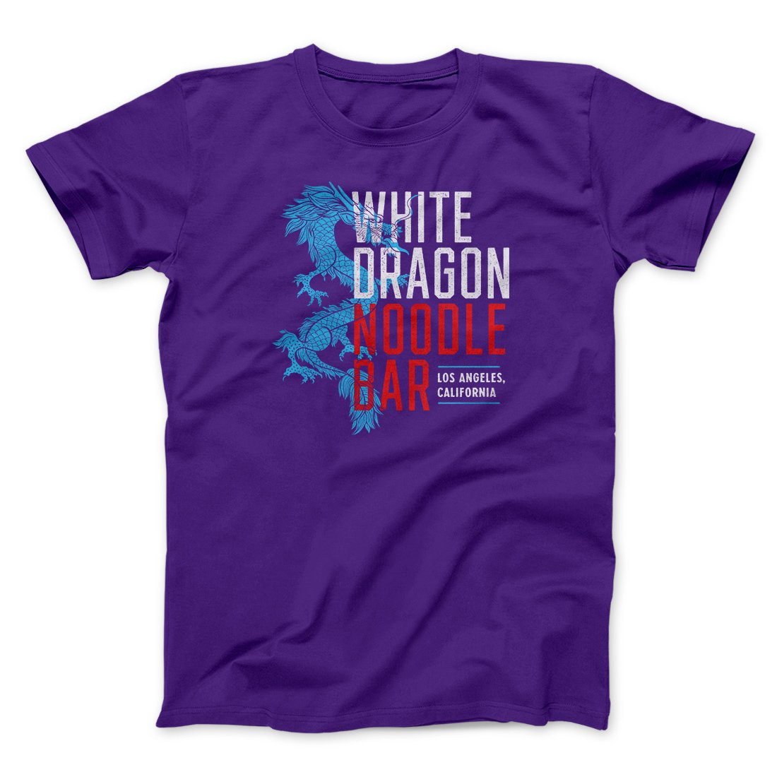 White Dragon Noodle Bar Funny Movie Unisex T-Shirt Best Gift For Friends - Graphicwearhub