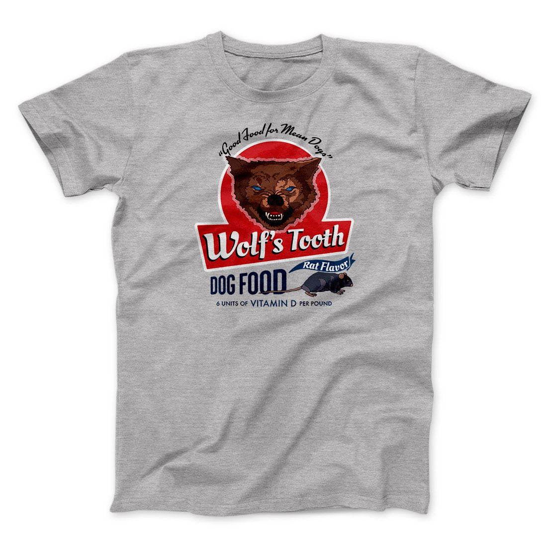 Wolf's Tooth Dog Food Funny Movie Unisex T-Shirt Gift For Friends - Graphicwearhub