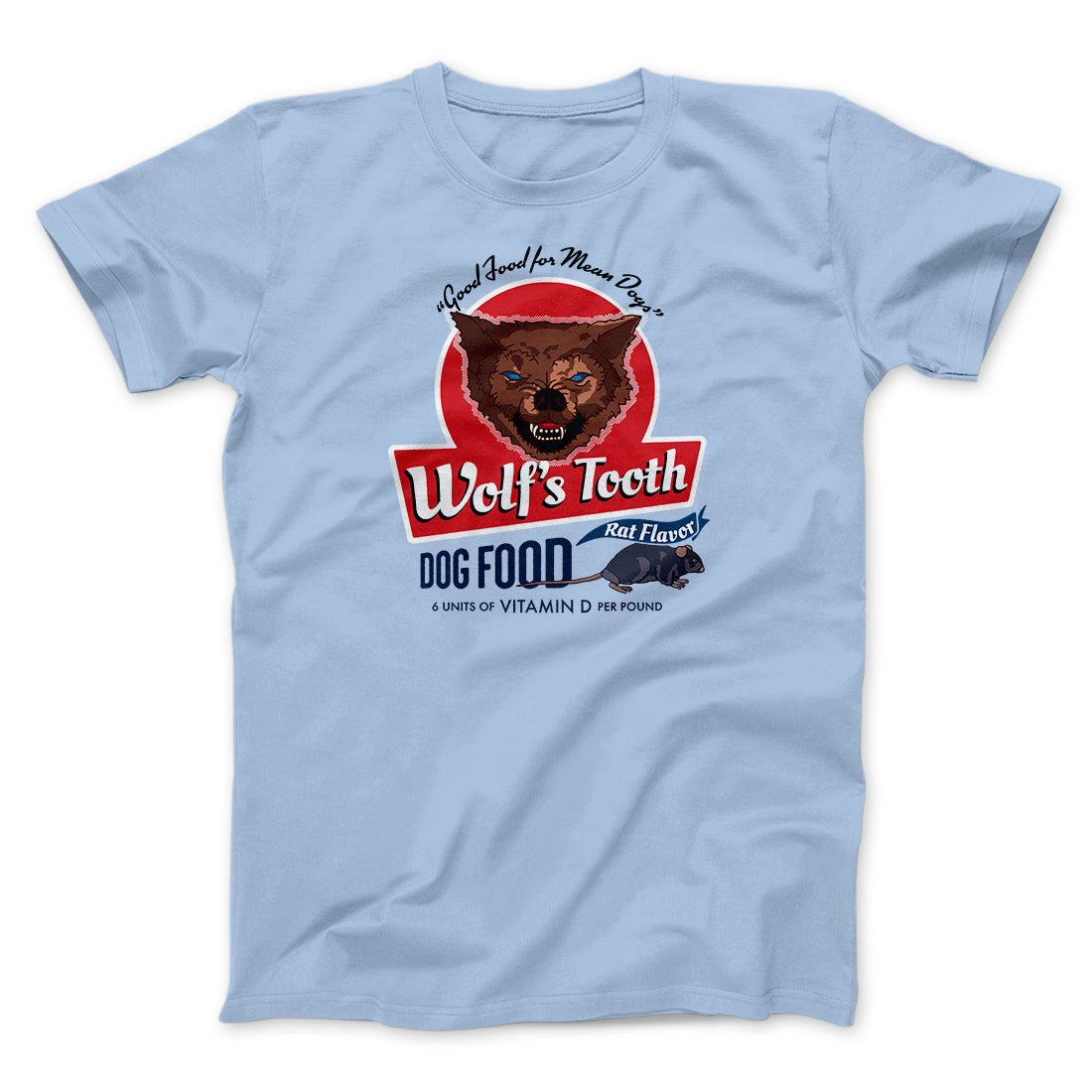 Wolf's Tooth Dog Food Funny Movie Unisex T-Shirt Gift For Friends - Graphicwearhub