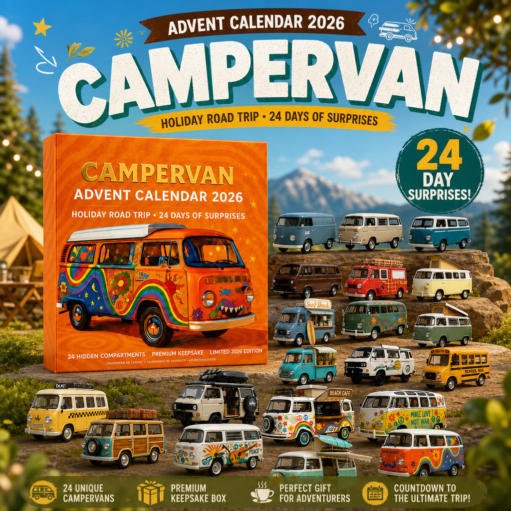2026 Campervan Advent Calendar 24 Day Christmas Countdown Gift for Husband - GWH