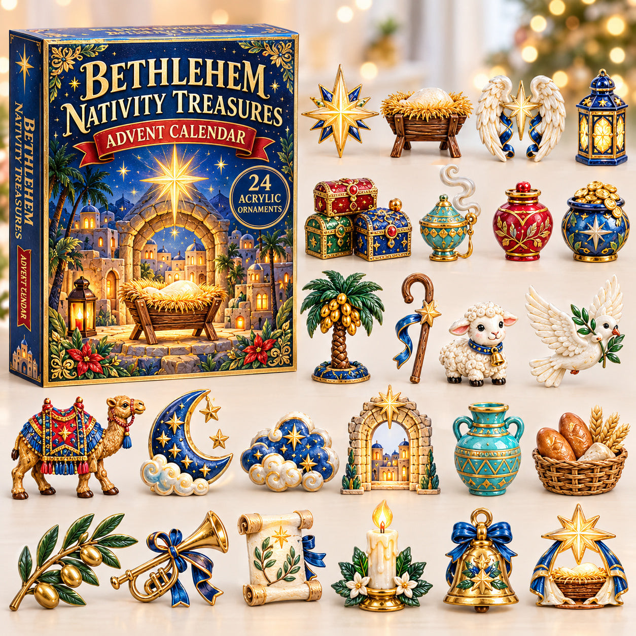 Bethlehem Nativity Treasures Advent Calendar 2026 Christmas Gifts For Christians - GWH