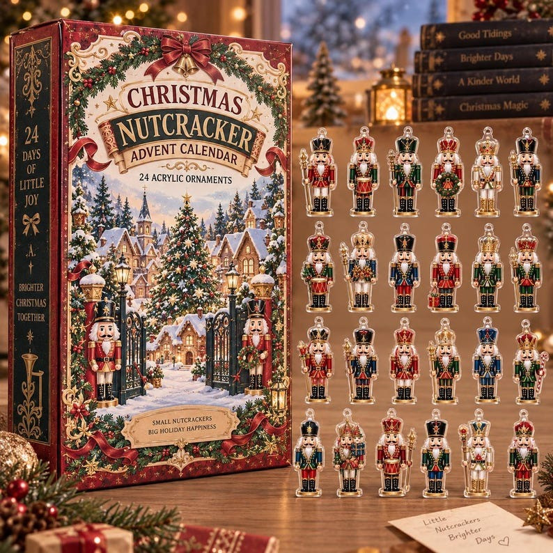 Christmas Nutcracker Advent Calendar 2026 Countdown Gifts For Brother - GWH