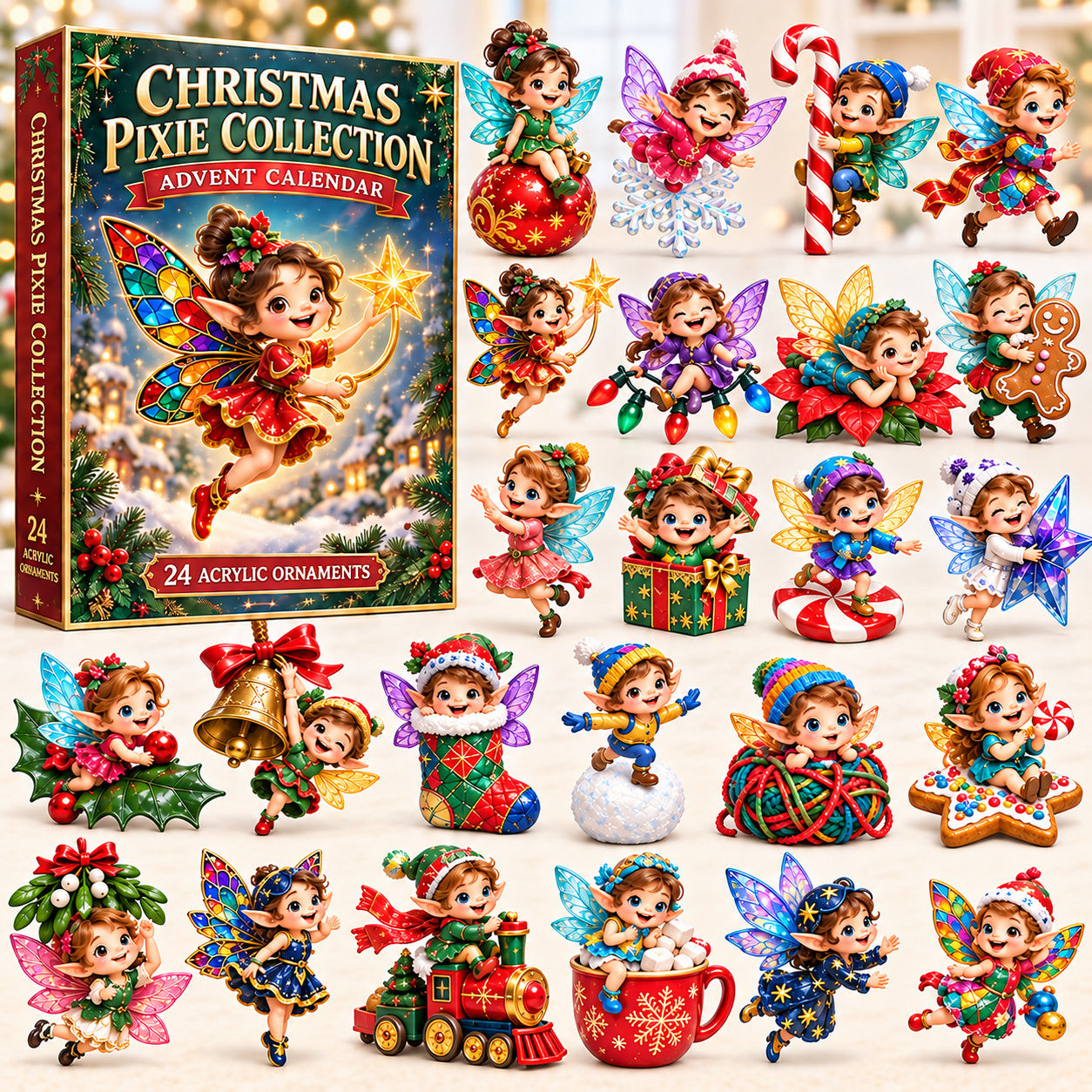 Christmas Pixie Collection Advent Calendar 2026 Countdown Gifts For Girls - GWH