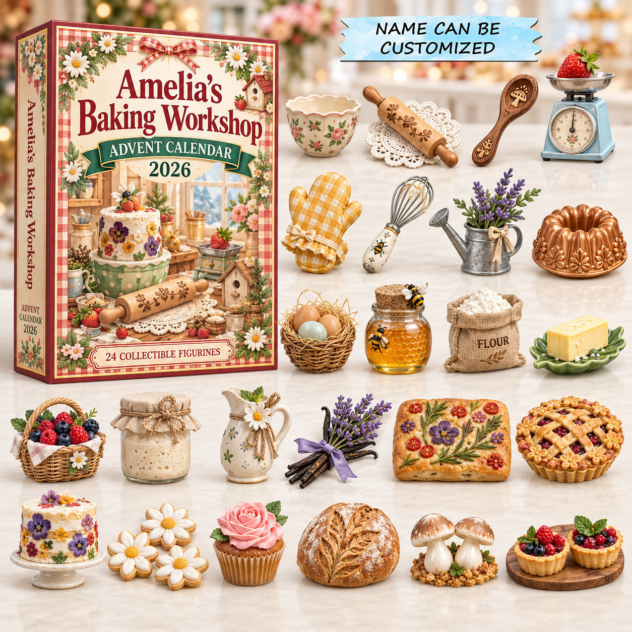 Customized Baking Workshop Advent Calendar 2026 Christmas Gifts For Bakers - GWH