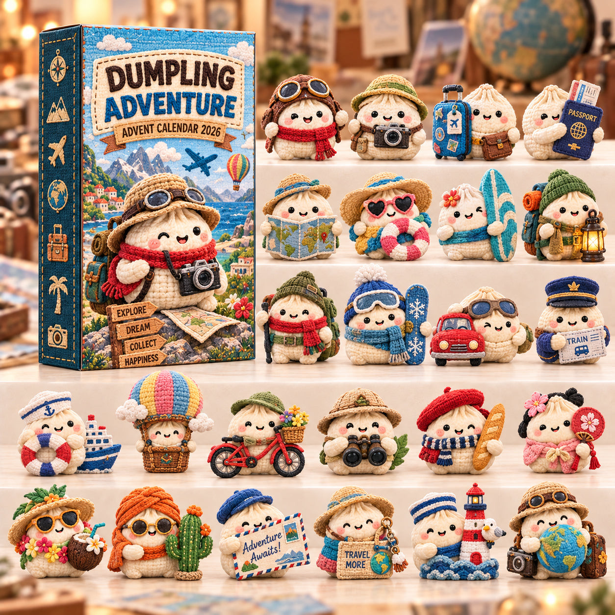 Dumpling Adventure Advent Calendar 2026 Christmas Countdown Gifts For Sister - GWH