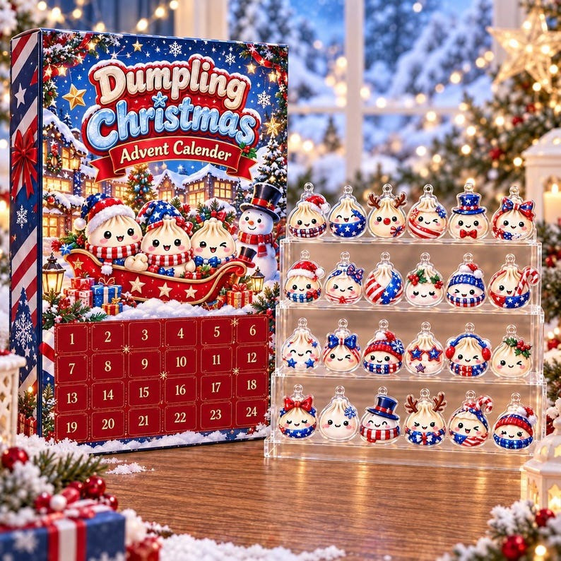 Dumpling Christmas Advent Calendar 2026 Countdown Gifts For Son - GWH