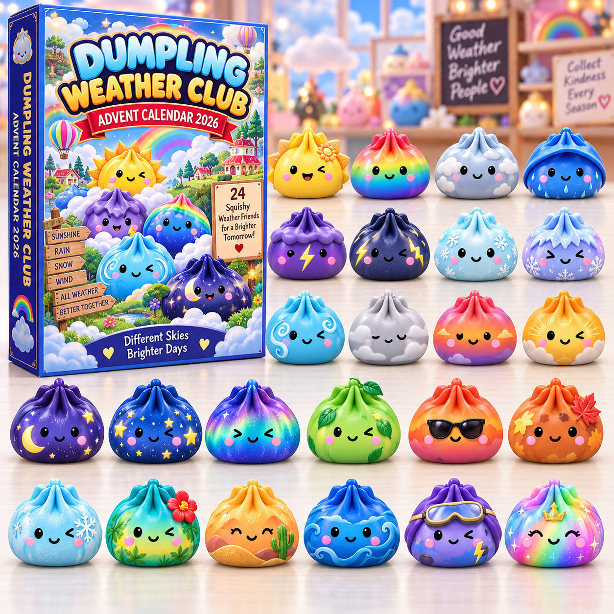 Dumpling Weather Club Advent Calendar 2026 Christmas Countdown Gifts For Sister - GWH