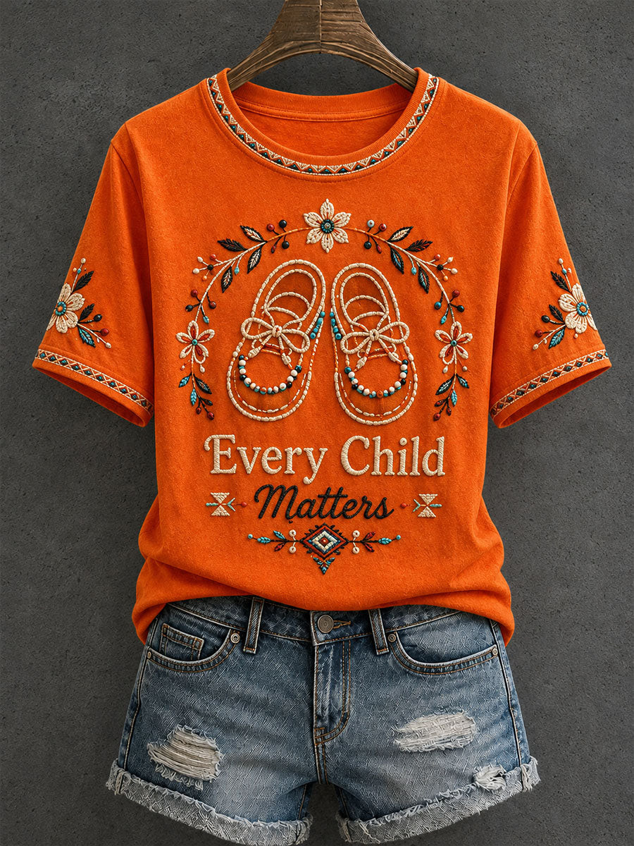 Every Child Matters T-Shirt Orange Shirt Day Merchandise Supports Gift For Sister - GWH