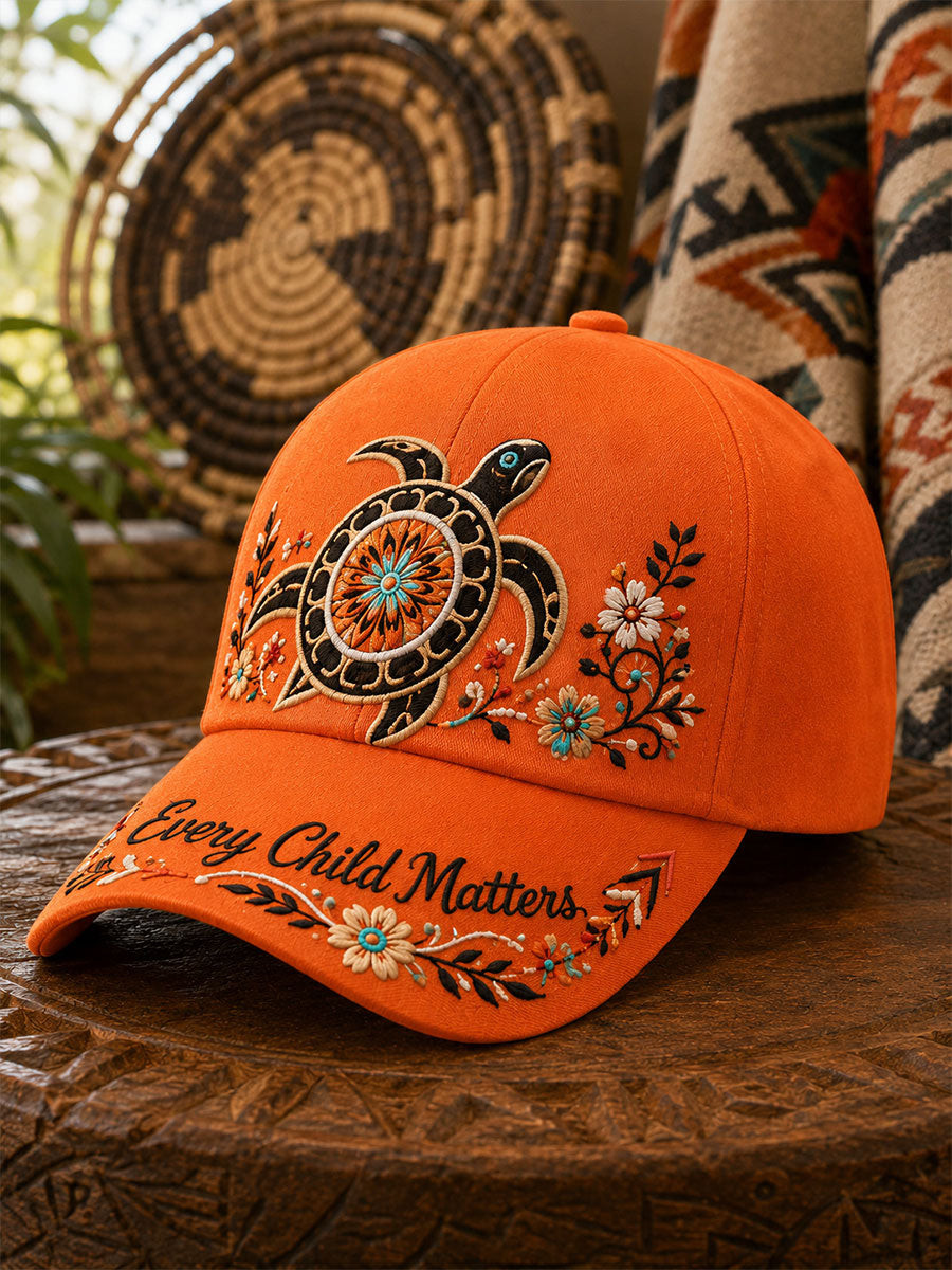 Every Child Matters Turtle Dad Hat Orange Shirt Day Cap Gift For Women - GWH