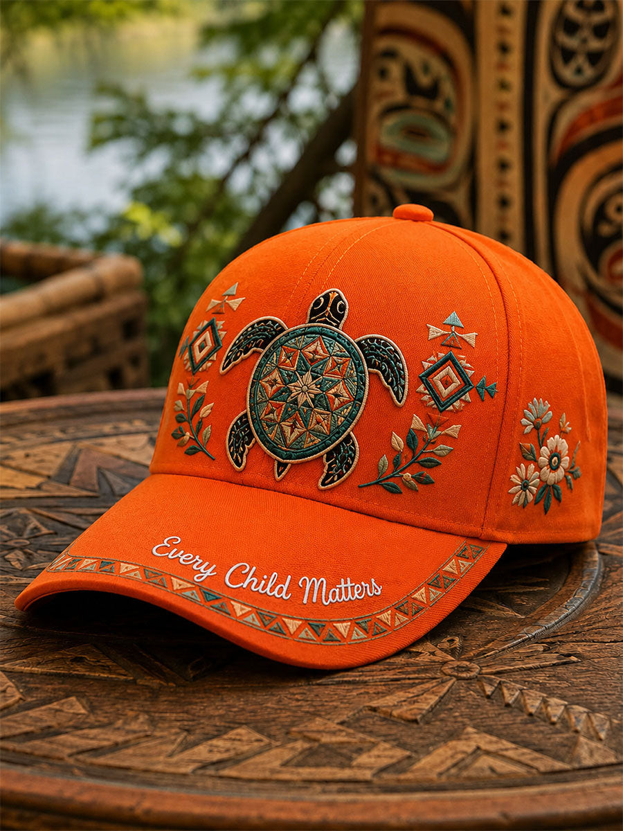 Every Child Matters Turtle Hat That Supports Indigenous Canada Ball Cap Gift Ideas - GWH