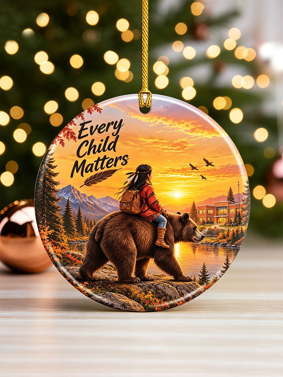 Every Child Matters Turtle Ornament Support Indigenous Canada Christmas Tree Decor Gift Ideas - GWH