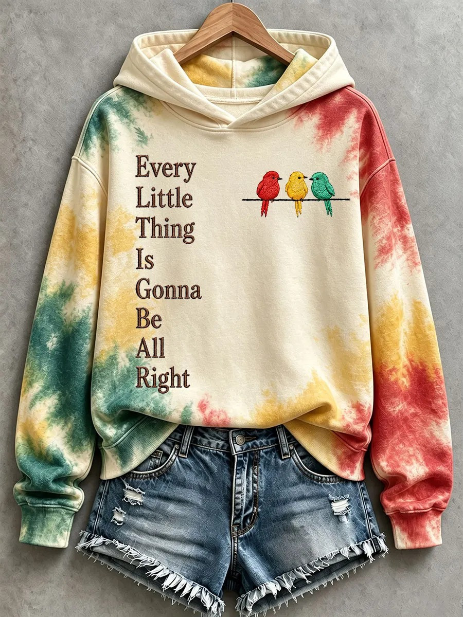Every Little Thing Is Gonna Be All Right Hoodie Black History Month Hoodie Best Gifts For Mom - GWH