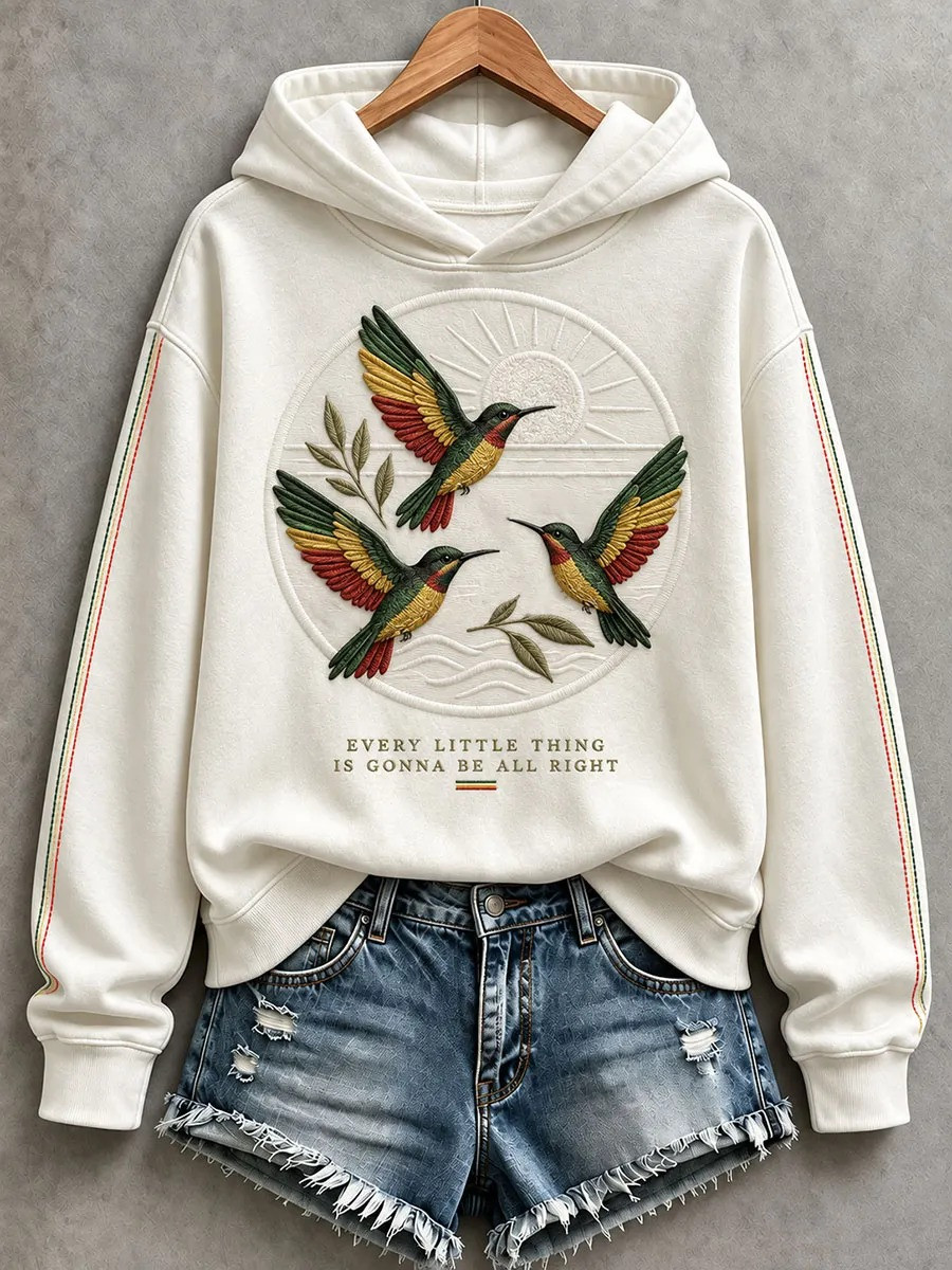Every Little Thing Is Gonna Be All Right Hoodie Black History Month Outfit Music Lovers Gifts - GWH