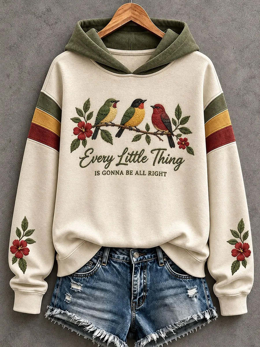 Every Little Thing Is Gonna Be All Right Hoodie Reggae Inspired Outfit Gift Ideas - Gwh