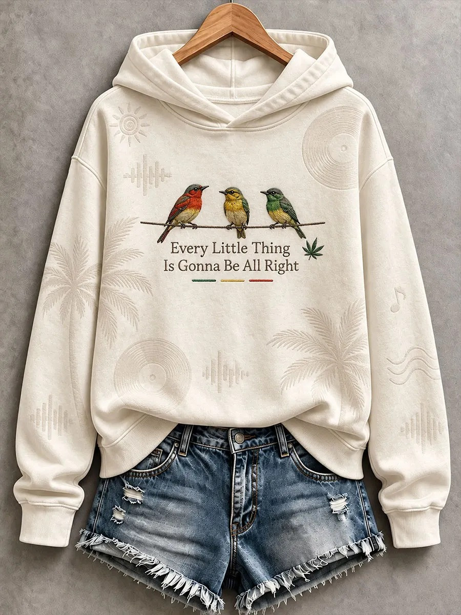 Every Little Thing Is Gonna Be All Right Hoodie Reggae Music Hoodie Gift For Music Lovers - GWH