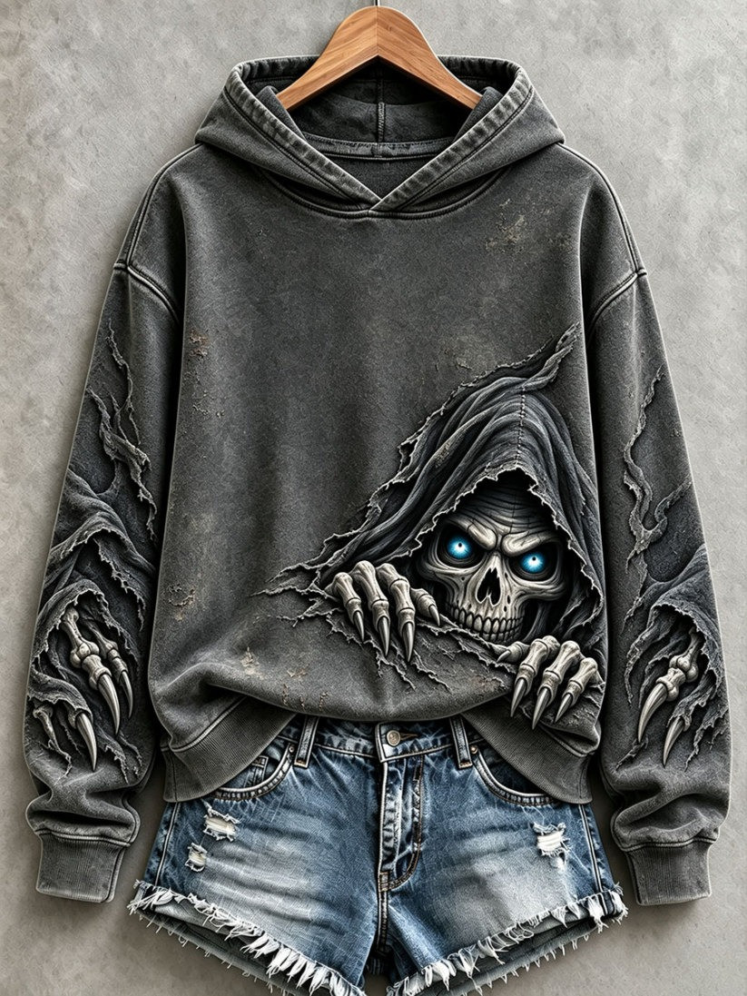 Halloween Devil Hoodie Halloween Horror Nights Apparel Gift For Women - GWH