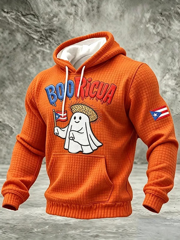 Halloween Merch Boricua Hoodie Funny Halloween Apparel Presents For Son - GWH