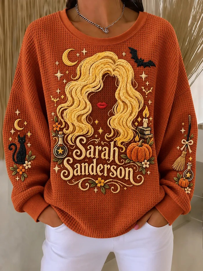 Halloween Merch Sarah Sanderson Sweatshirt Halloween Clothing Gifts For Mom - GWH