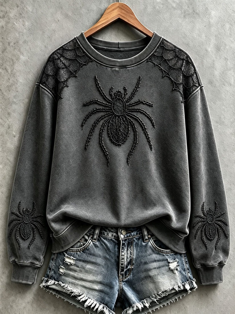 Halloween Spider Sweatshirt Halloween Horror Nights Sweatshirt Gift For Women - GWH