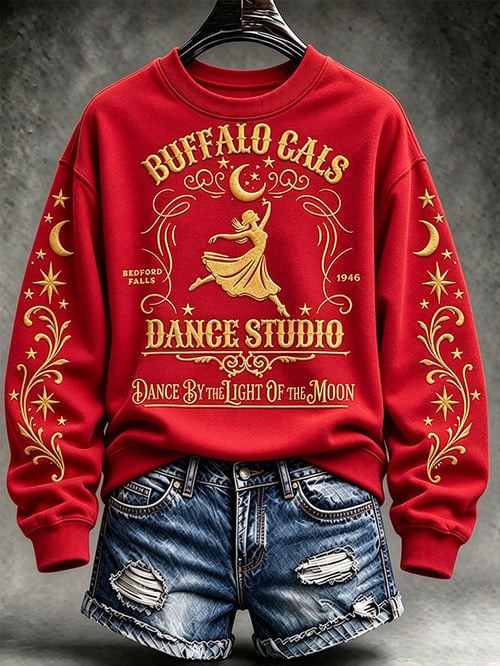 It's A Wonderful Life Christmas Sweatshirt Buffalo Gals Dance Studio Sweatshirt Christmas Gifts - Gwh