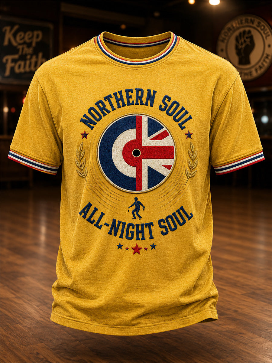 Northern Soul Merch All Night Soul T-Shirt KTF Apparel Gift For Husband - GWH