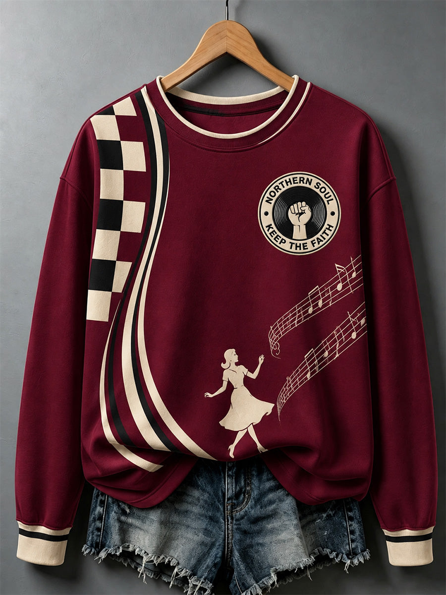 Northern Soul Merch Retro Soul Sweatshirt KTF Apparel Gift For Sister - GWH