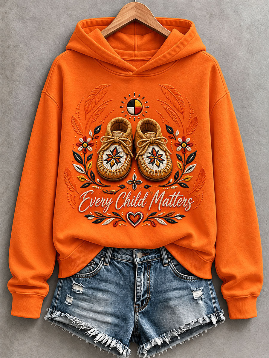 Orange Shirt Day Merch Hoodie Canada Day Apparel Gift For Girlfriend - GWH