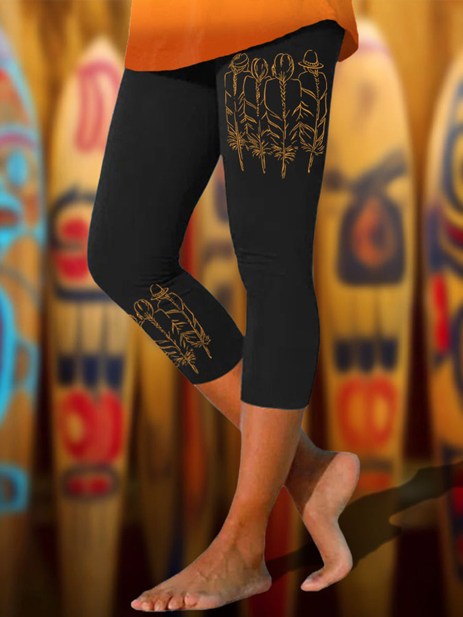 Orange Shirt Day Merch Leggings Support Indigenous Canada Apparel Gift - GWH