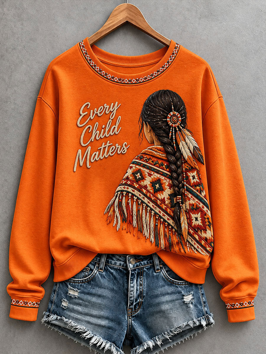 Orange Shirt Day Merch Sweatshirt Children Matters Outfit Great Gifts For Mom - GWH