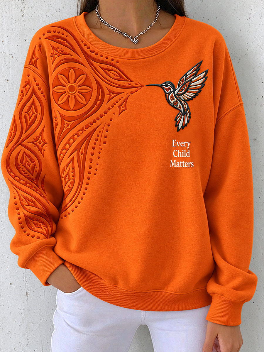 Orange Shirt Day Merch Sweatshirt Children Matters Sweatshirt Gifts For Daughter - GWH