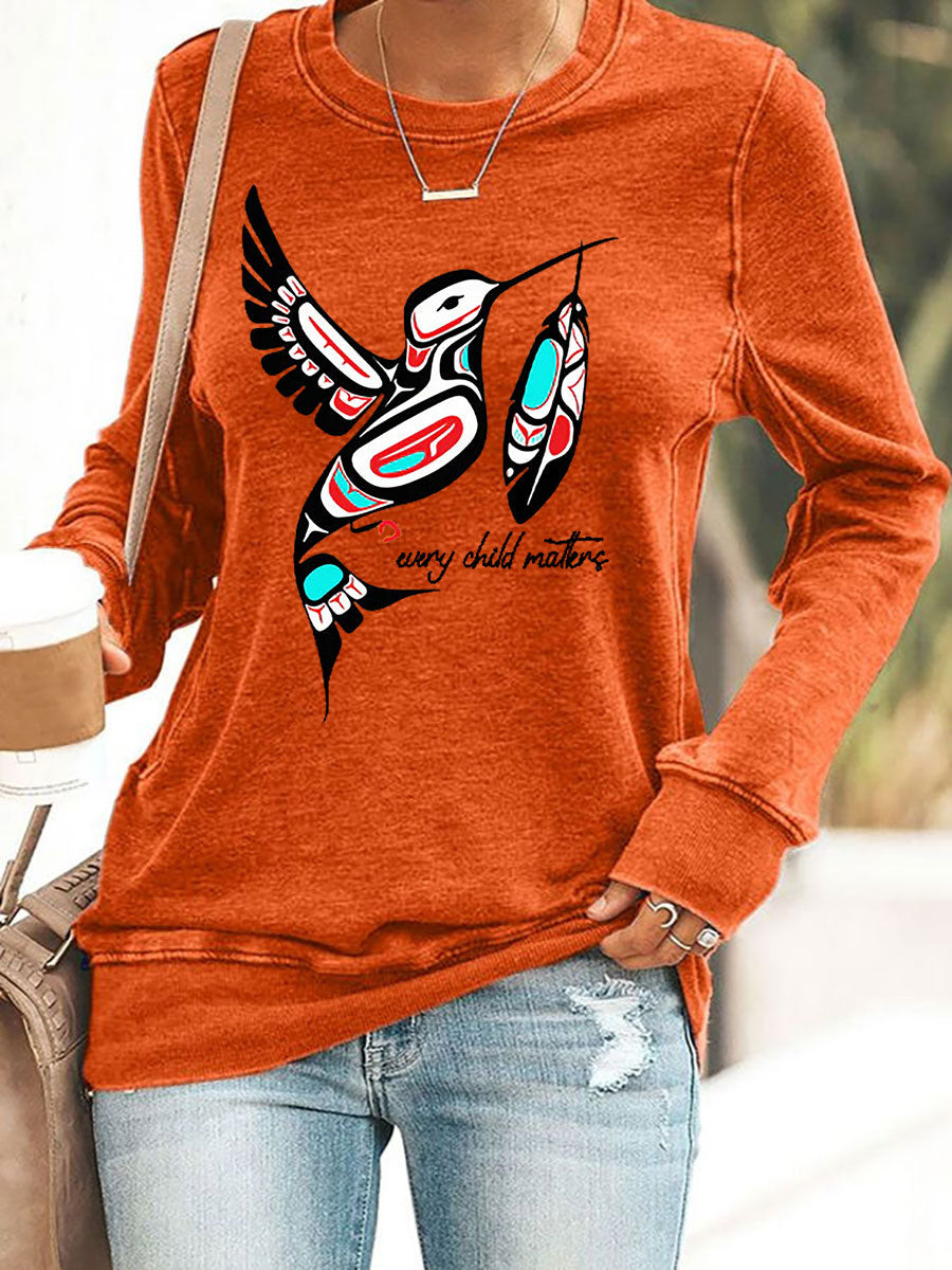 Orange Shirt Day Merch Sweatshirt Women's Clothes Gift Unique For Her - GWH