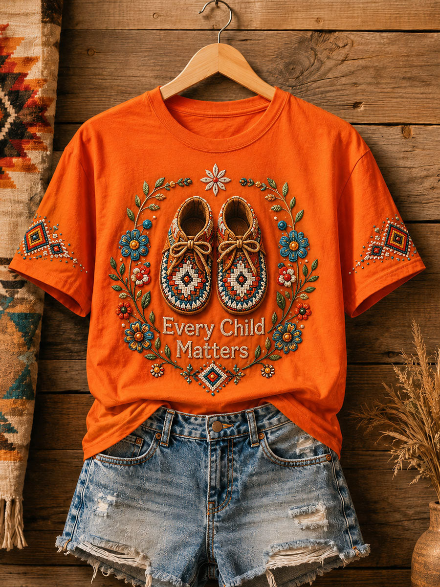 Orange Shirt Day Merch T-Shirt Children Matters Outfit Gift For Sister - GWH