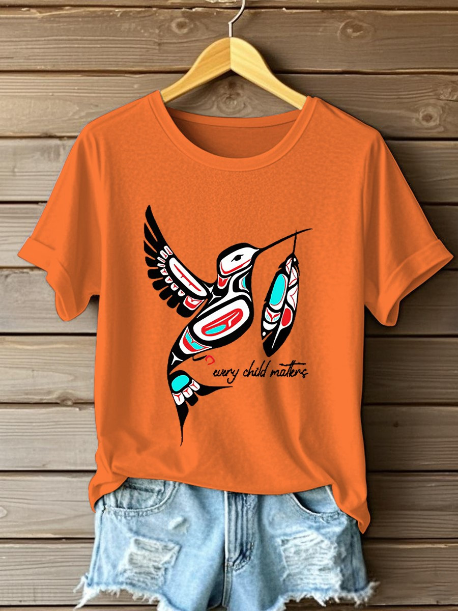 Orange Shirt Day Merch T-Shirt Women's Clothes Gift Ideas For Daughter - GWH