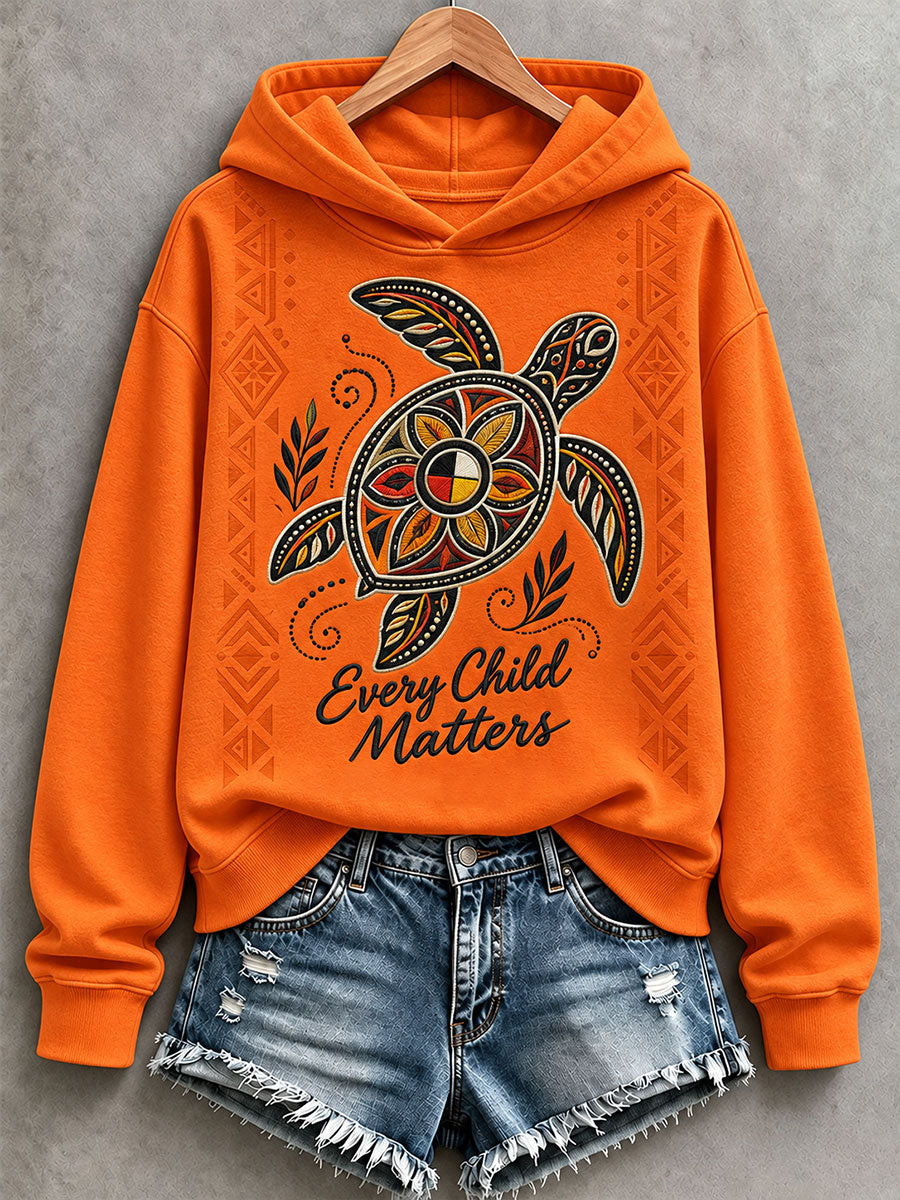 Orange Shirt Day Merch Turtle Hoodie Canada Day Shirt Gift For Besite - GWH