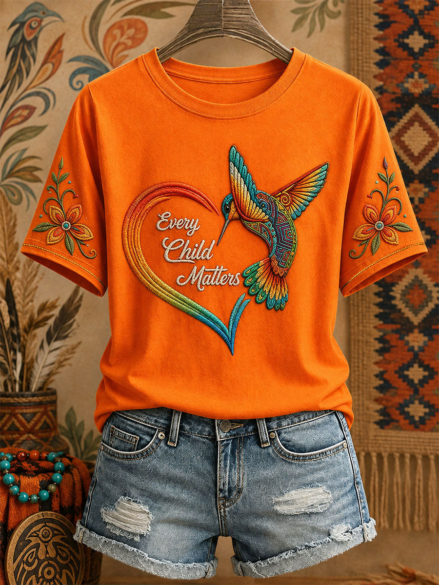 Orange Shirt Day Merch Turtle T-Shirt Every Child Matters Clothing Gift For Sister - GWH