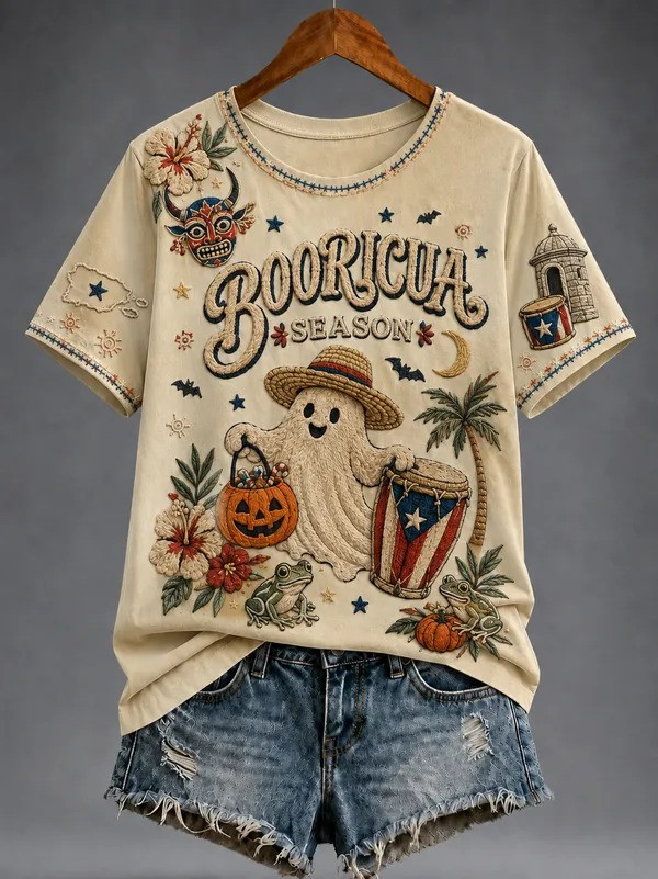 Puerto Rico Halloween Merch Booricua Season T-Shirt Halloween Outfits Gifts For Son - GWH