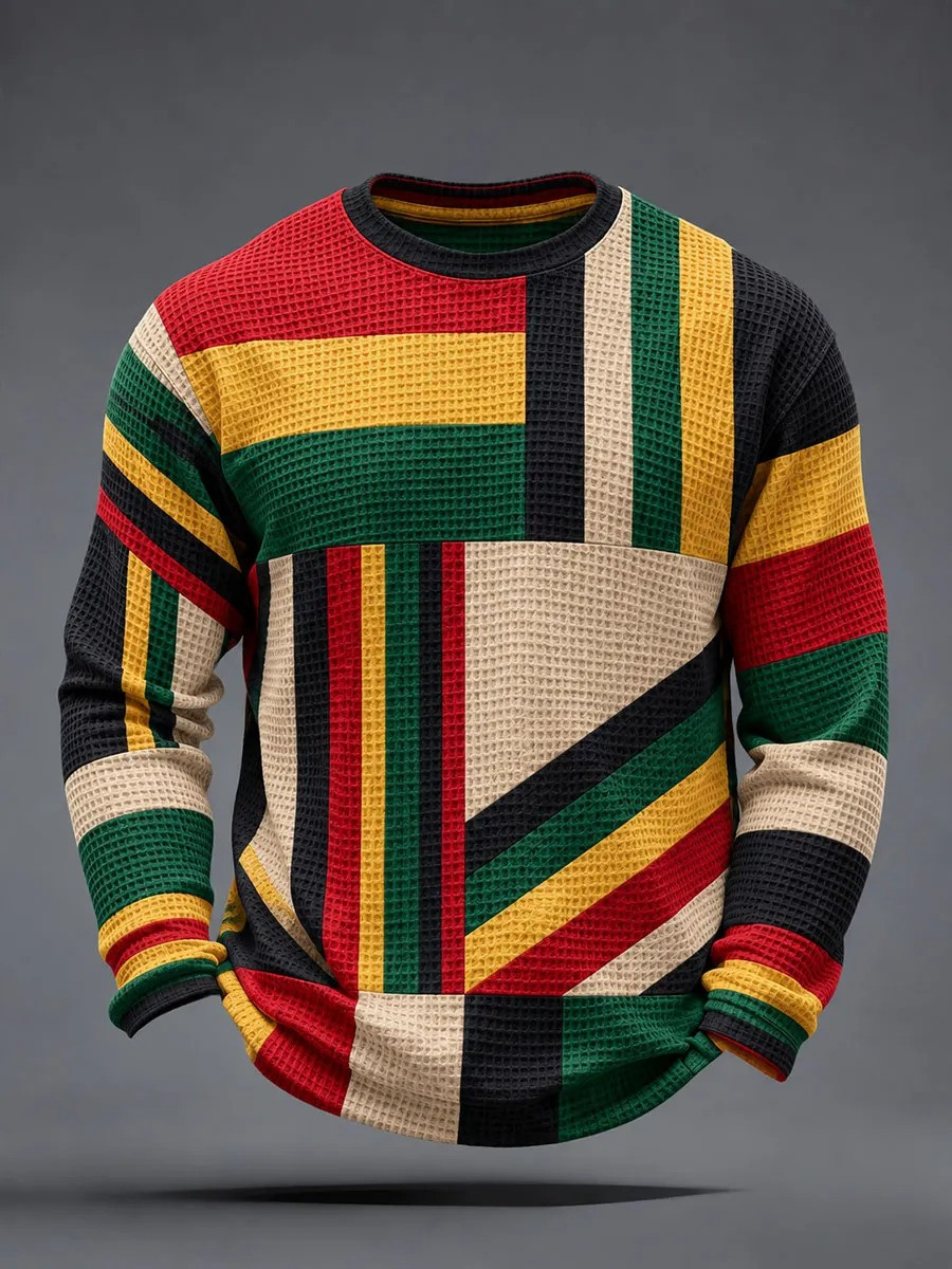 Reggae Inspired Long Sleeve Shirt African American Culture Clothing Gift Ideas For Music Lovers - GWH