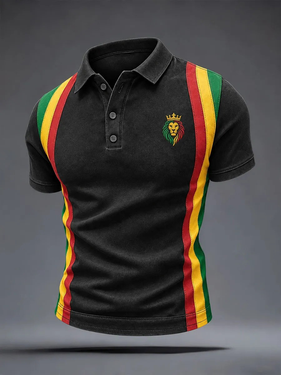 Reggae Inspired Polo Shirt Black History Month Retro Clothing Best Gifts For Brother - Gwh