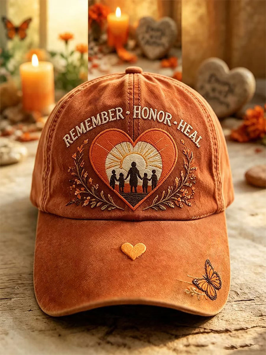 Remember Honor Heal Hat Orange Shirt Day Cap Gift Ideas For Her - GWH