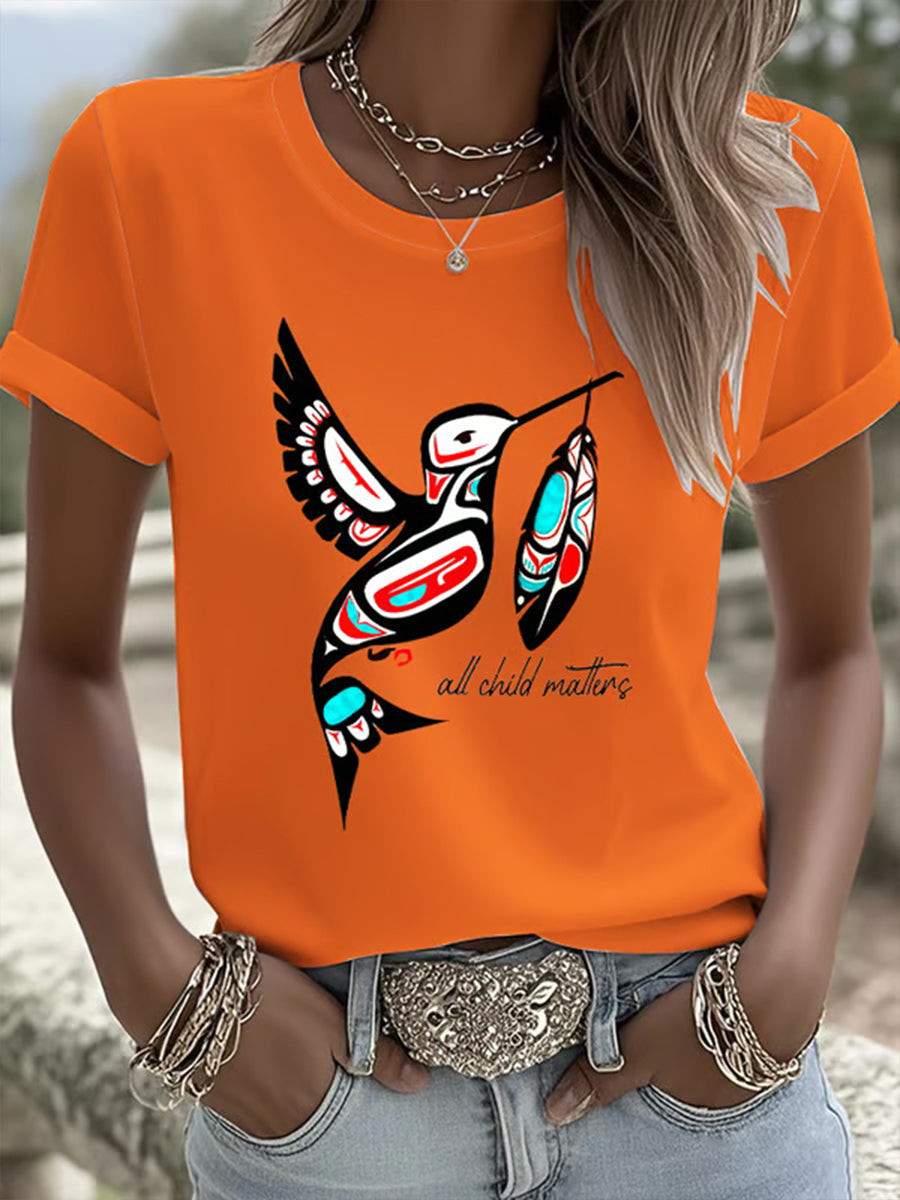 Remember The Children T-Shirt Orange Shirt Day Merch Gifts For Women - GWH